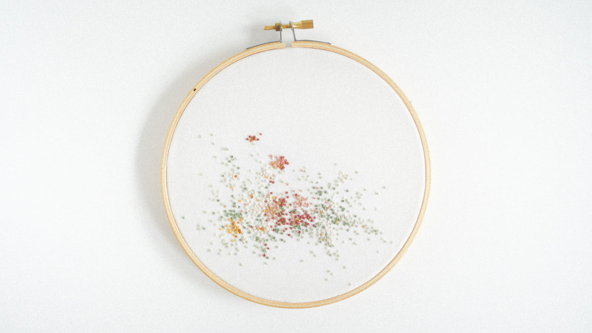 Custom Floral Embroidery
