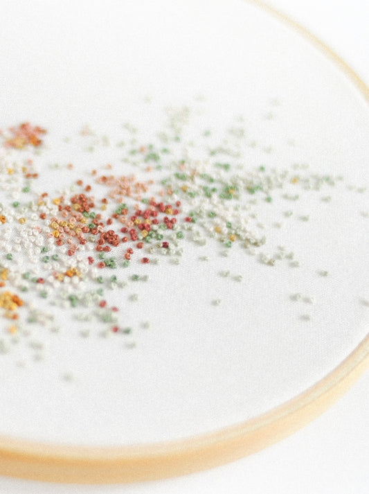 Custom Floral Embroidery