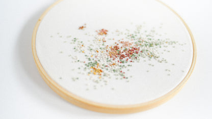 Custom Floral Embroidery
