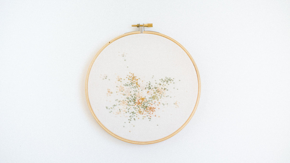 Custom Floral Embroidery