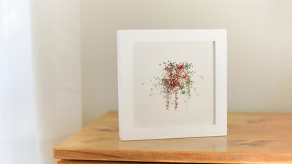 Custom Floral Embroidery