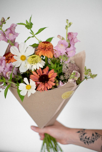 Hudson Wrapped Bouquet - Large