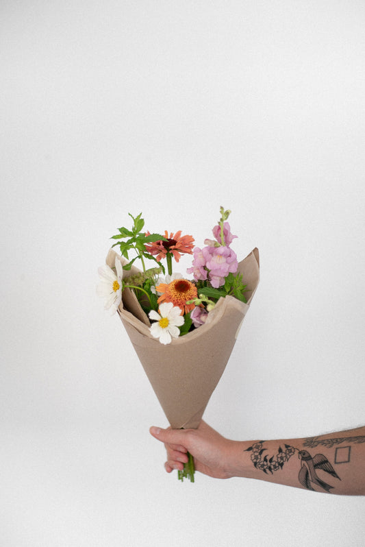 Cabrini Wrapped Bouquet - Mini
